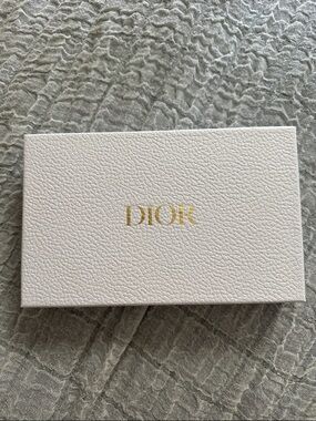 Dior White Box with Gold Lettering